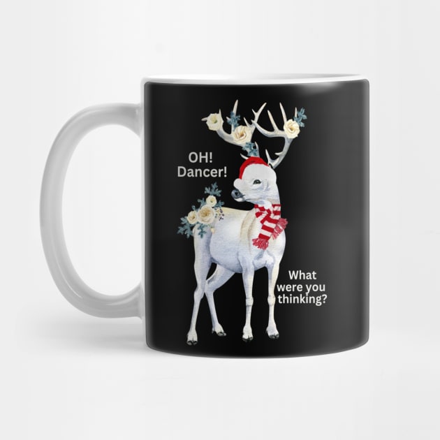 Oh Dancer Christmas Reindeer by Jo Palmer